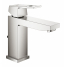 Смеситель для раковины GROHE Eurocube с донным клапаном, суперсталь 