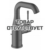 Смеситель для раковины GROHE Essence, M-Size, темный графит матовый