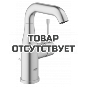 Смеситель для раковины GROHE Essence с донным клапаном, суперсталь 