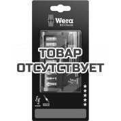 Набор бит WERA Bit-Check 10 BiTorsion 3 SB торсионных с торсионным битодержателем Rapidaptor, 10 пр., 1/4" C6.3 073418