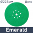 Круг шлифовальный TRC Emerald STF D225/8 P180 ED/50