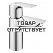 Смеситель для раковины GROHE BauEdge с рычажным донным клапаном, S-Size, хром 