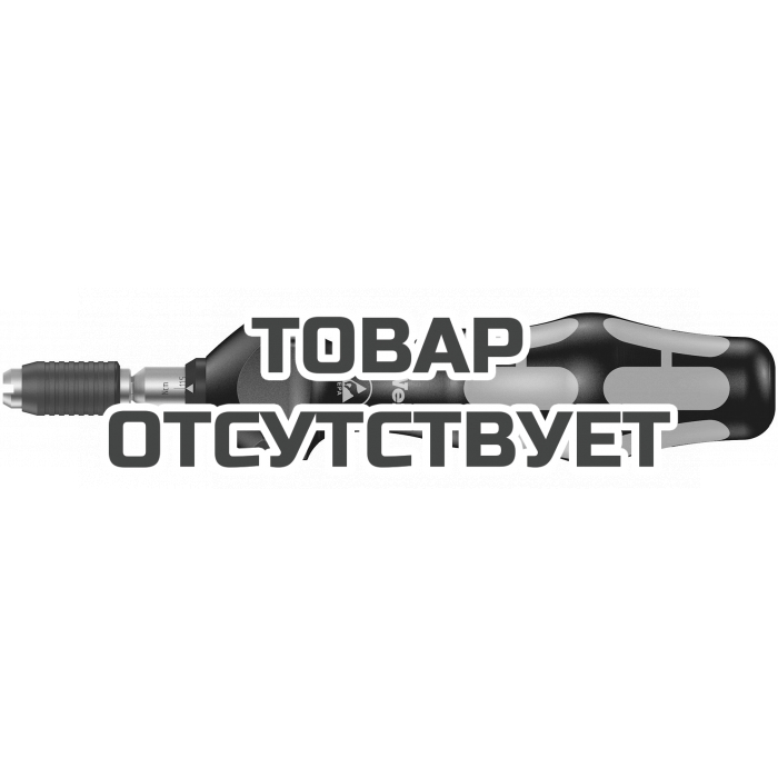 Отвёртка-битодержатель WERA 7436 ESD Kraftform динамометрическая антистатическая 0.30-1.00 Нм, патрон Rapidaptor, Halfmoon/HIOS 4 мм, лупа 074788