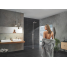 Смеситель для раковины GROHE Essence S-Size II с донным клапаном, суперсталь 