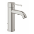 Смеситель для раковины GROHE Essence S-Size II с донным клапаном, суперсталь 