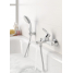 Смеситель для ванны GROHE BauLoop, настенный монтаж, хром 