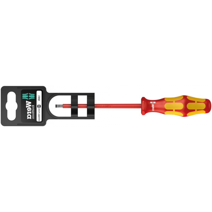 Отвёртка WERA 160 i SL VDE SB диэлектрическая шлицевая, 1 x 5.5 x 125 мм 100004