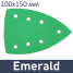 Лист шлифовальный TRC Emerald STF 100х150/7 P180 ED/100