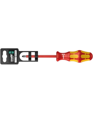 Отвёртка WERA 162 i PH VDE SB диэлектрическая крестовая, PH 1 x 80 мм 100011