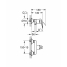 Смеситель для душа GROHE BauFlow, хром 