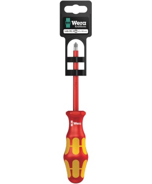 Отвёртка WERA 165 i PZ/S VDE SB диэлектрическая PlusMinus, PZ/S # 2 x 100 мм 100022
