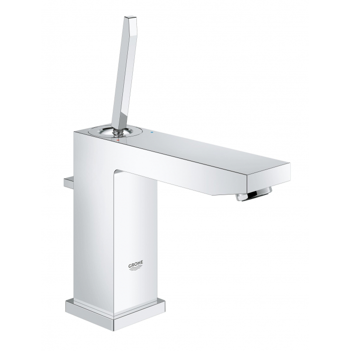 Смеситель для раковины GROHE Eurocube Joy с донным клапаном, средний излив, хром 