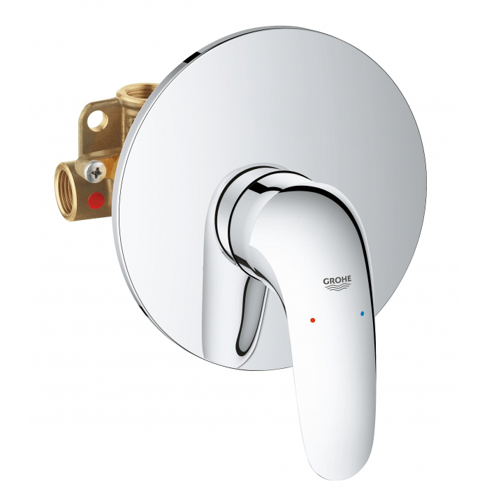 Смеситель для душа GROHE Eurostyle скрытого монтажа, в комплекте с монтажной частью, хром 