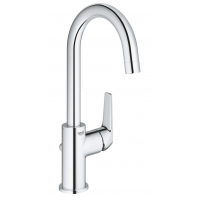 Смеситель для раковины GROHE BauFlow с донным клапаном, L-Size, хром 