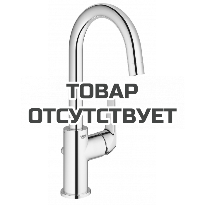 Смеситель для раковины GROHE BauFlow с донным клапаном, L-Size, хром 