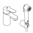 Смеситель для раковины GROHE BauEdge с цепочкой и гигиеническим душем, S-Size, хром 
