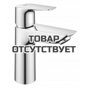 Смеситель для раковины GROHE BauEdge с ограничителем температуры и рычажным донным клапаном, M-Size, хром 