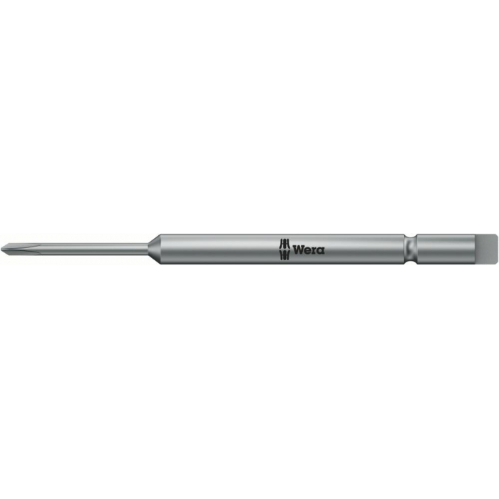 Бита WERA 851/9 C J PH сверхтвёрдая, под азиатские винты, 4 мм Halfmoon, PH 000 x 44 мм 134605