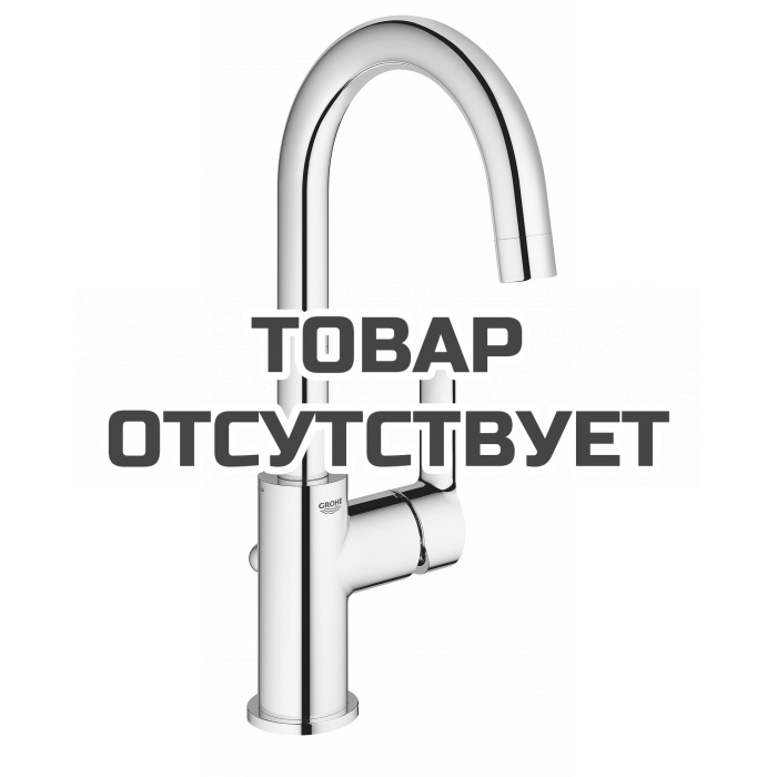 Смеситель для раковины GROHE BauEdge, с донным клапаном, L-Size, хром 