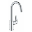 Смеситель для раковины GROHE BauEdge с ограничителем температуры и рычажным донным клапаном, L-Size, хром 