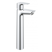 Смеситель для раковины GROHE BauEdge с ограничителем температуры, XL-Size, хром 