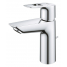 Смеситель для раковины GROHE BauLoop с ограничителем температуры и рычажным донным клапаном, M-Size, хром 