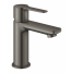 Смеситель для раковины GROHE Lineare с нажимным донным клапаном, темный графит матовый 