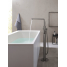 Внешняя часть смесителя для ванны GROHE Lineare напольного монтажа, темный графит матовый 