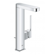 Смеситель для раковины GROHE Plus с донным клапаном и вытяжным изливом, L-Size, хром 