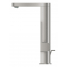 Смеситель для раковины GROHE Plus с донным клапаном и вытяжным изливом, суперсталь 