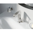 Смеситель для раковины GROHE Plus с донным клапаном и вытяжным изливом, суперсталь 