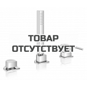 Смеситель для ванны GROHE Plus на 3 отверстия, на край ванны, хром 