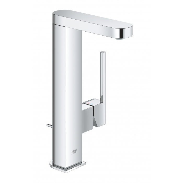 Смеситель для раковины GROHE Plus с донным клапаном, поворотный излив, L-Size, хром 