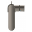 Смеситель для раковины GROHE Plus с донным клапаном, M-Size, темный графит матовый 