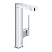 Смеситель для раковины GROHE Plus с нажимным донным клапаном, поворотный излив, L-Size, хром 