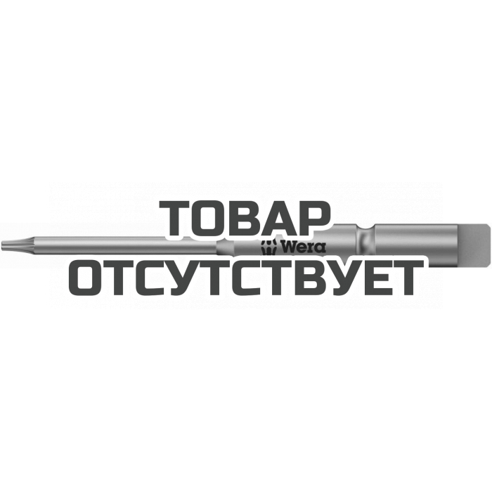 Бита WERA 867/9 С TORX сверхтвёрдая 4 мм Halfmoon, TX 5 x 44 мм, 1.6 мм 200496