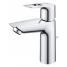 Смеситель для раковины GROHE BauLoop с ограничителем температуры и рычажным донным клапаном, M-Size, хром 