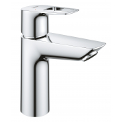Смеситель для раковины GROHE BauLoop с нажимным донным клапаном, M-Size, хром 