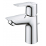 Смеситель для раковины GROHE BauEdge с ограничителем температуры и рычажным донным клапаном, S-Size, хром 