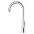 Смеситель для раковины GROHE BauEdge с ограничителем температуры и нажимным донным клапаном, L-Size, хром 