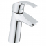Смеситель для раковины GROHE Eurosmart с нажимным донным клапаном, M-Size, хром 