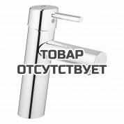 Смеситель для раковины GROHE Concetto с нажимным донным клапаном, M-Size, хром 