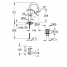 Смеситель для раковины GROHE Eurosmart, L-Size, хром 