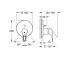 Внешняя часть смесителя для ванны GROHE Eurostyle, хром 