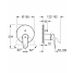Внешняя часть смесителя для ванны GROHE Europlus, хром 