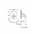 Внешняя часть смесителя для ванны GROHE Plus, хром 