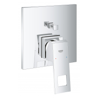 Внешняя часть смесителя для ванны GROHE Eurocube с переключателем на 2 положения, хром 
