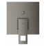 Внешняя часть смесителя для ванны GROHE Eurocube с переключателем на 2 положения, темный графит матовый 