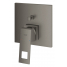 Внешняя часть смесителя для ванны GROHE Eurocube с переключателем на 2 положения, темный графит матовый 