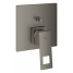 Внешняя часть смесителя для ванны GROHE Eurocube с переключателем на 2 положения, темный графит матовый 